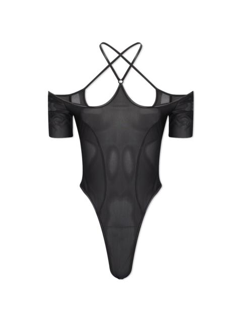 KNWLS CHK Short Sleeve Leotard