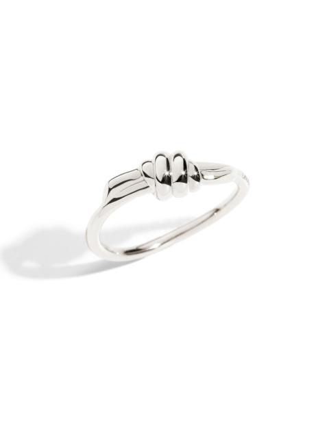 SILVER NODO RING