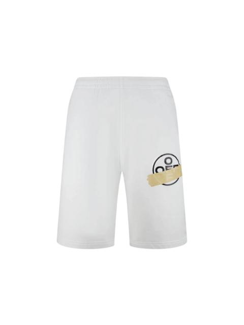 OFF-WHITE Tape Arrows Sweatshort White/Beige