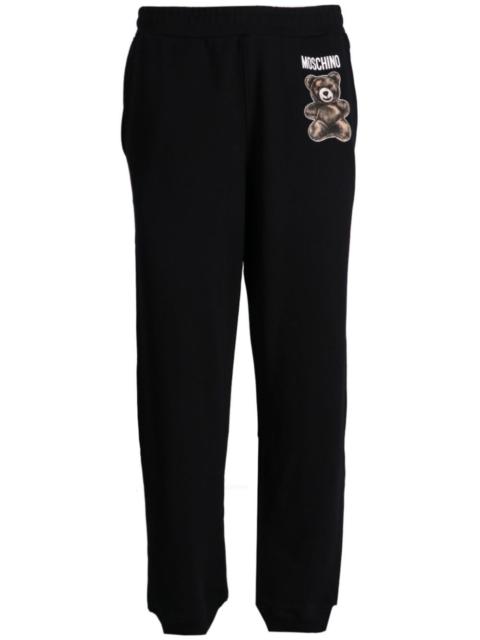 Teddy Bear-print track pants