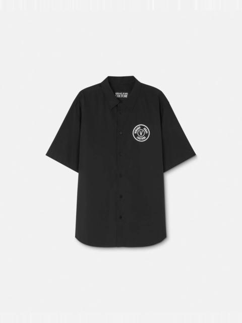 Chain V-Emblem Regular-Fit Shirt