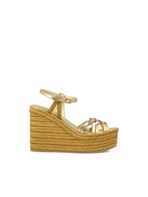 woven platform sandals