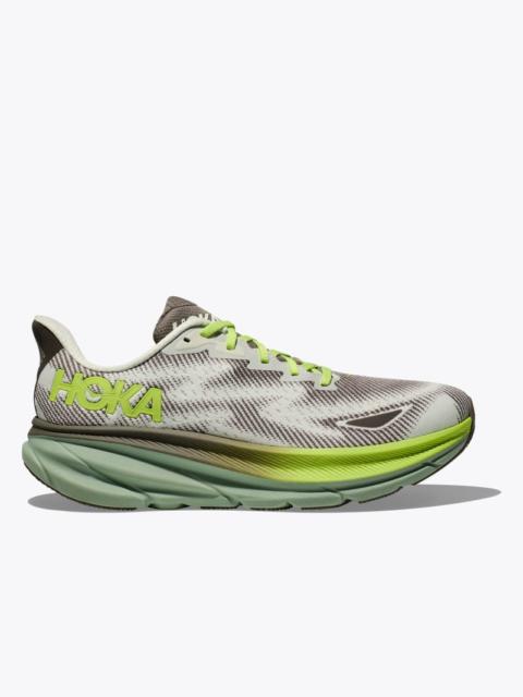 Men's Clifton 9 GTX Shoes in Slate/Aloe Vera