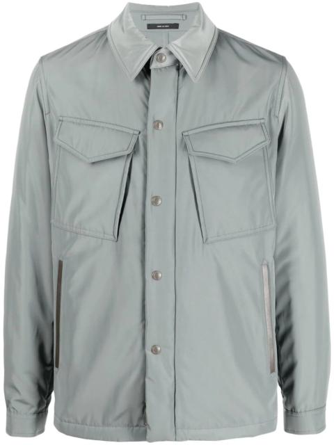 button-front shirt jacket