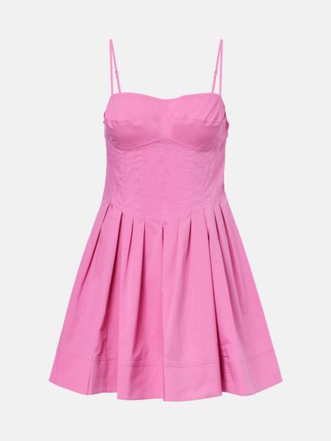 Kitt cotton-blend minidress