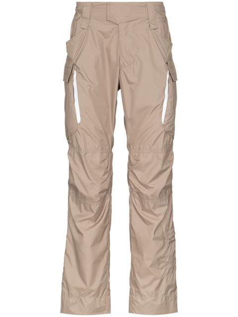 straight-leg technical trousers