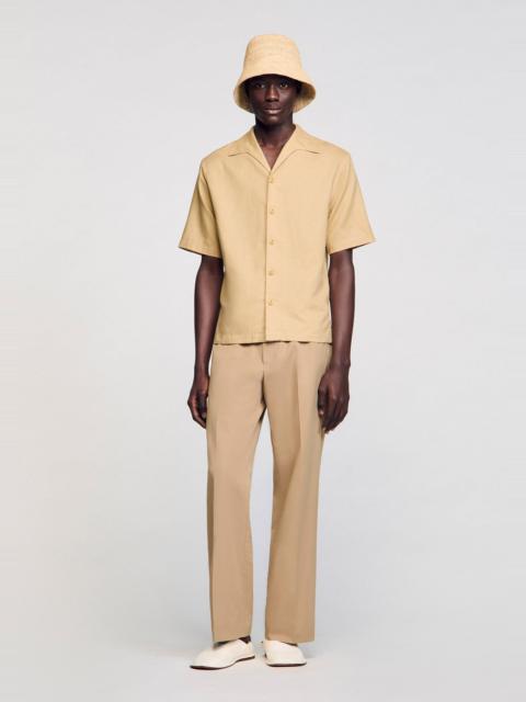 COTTON AND LINEN SHIRT