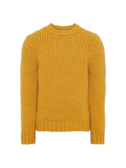Lawrence Knit Sweater in Golden Birch Welfat Cashmere