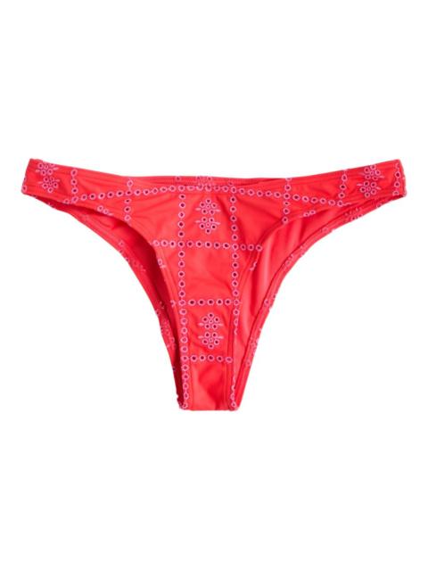 embroidered bikini bottoms