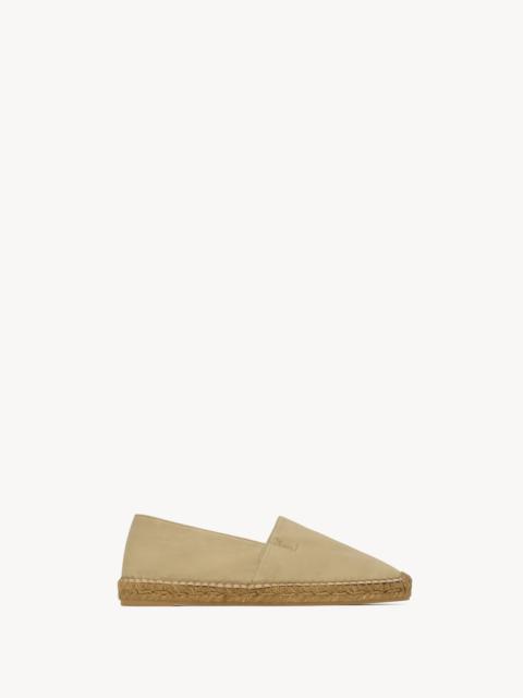 ESPADRILLES IN COTTON GABARDINE