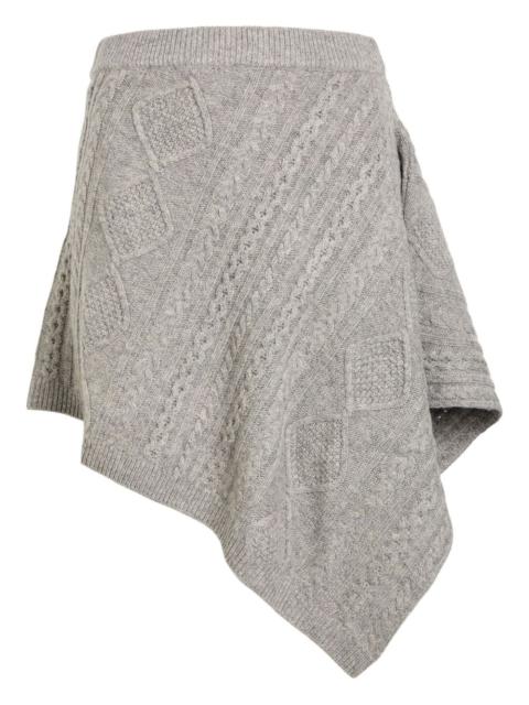 cable knit skirt