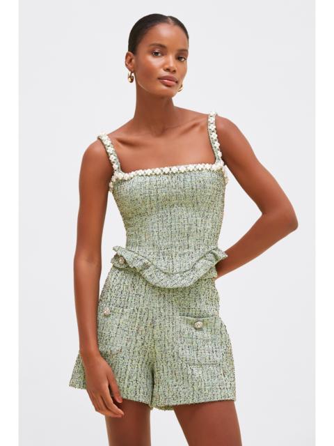 CRYSTAL TWEED TOP