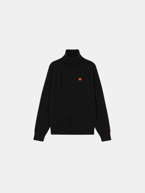 'BOKE FLOWER' Crest roll neck jumper in RWS wool