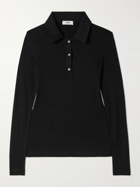 Amos Stretch-lyocell Polo Shirt