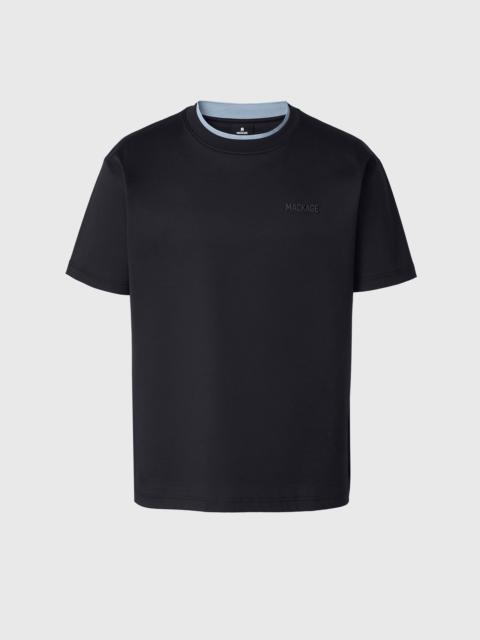 TEE-MNV Double Crewneck Collar T-Shirt