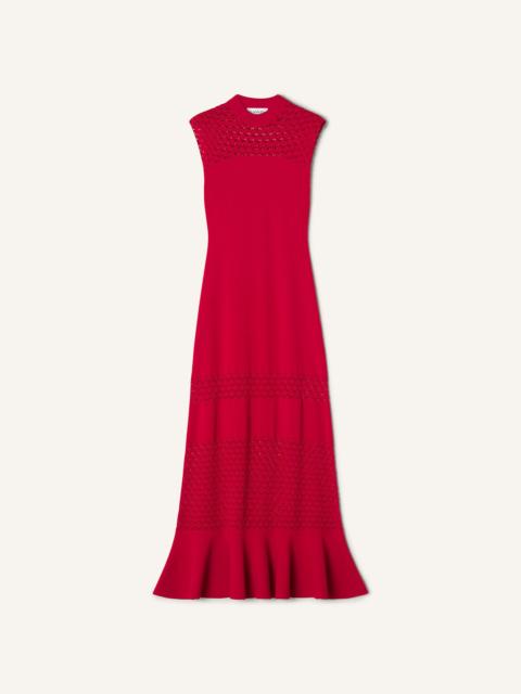 LACE DETAIL VISCOSE DRESS