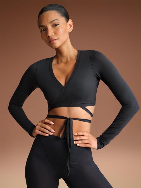 NikeSKIMS Weightless Layers Women's Long-Sleeve Wrap Top