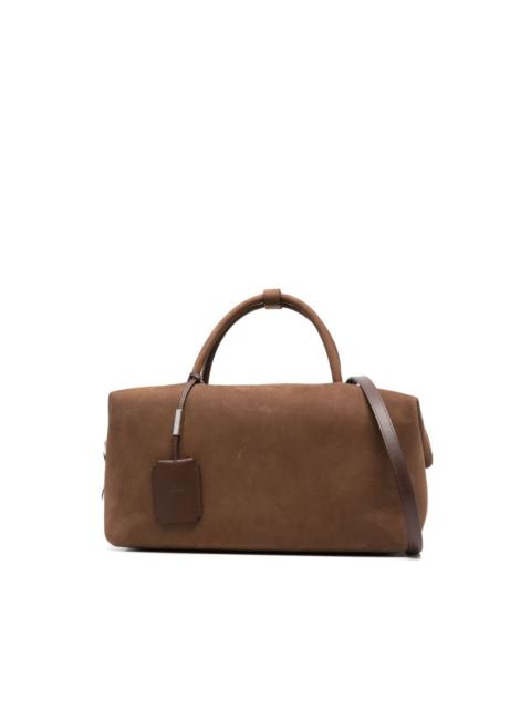 medium suede tote bag