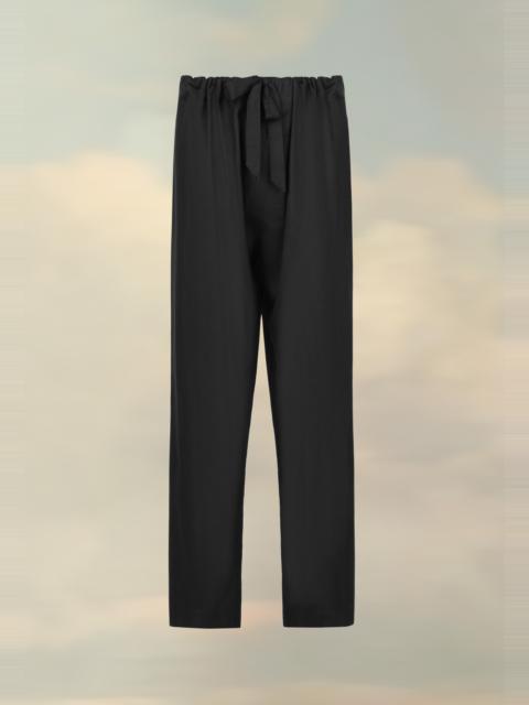Silk Poplin Trousers