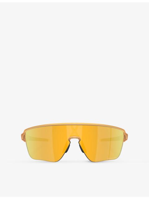 OO9415 Corridor Shield-Frame Acetate Sunglasses