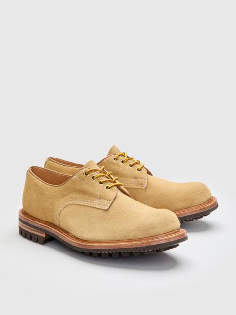 Daniel Work Shoe in Tan Hairy Suede