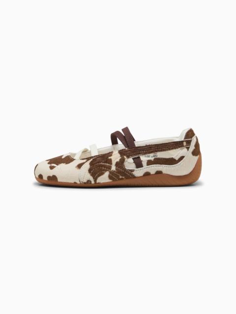 Speedcat Ballet Cow Print Women's Shoes
