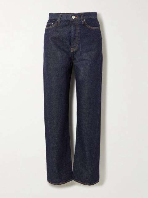 Twisted Seam High-rise Straight-leg Jeans