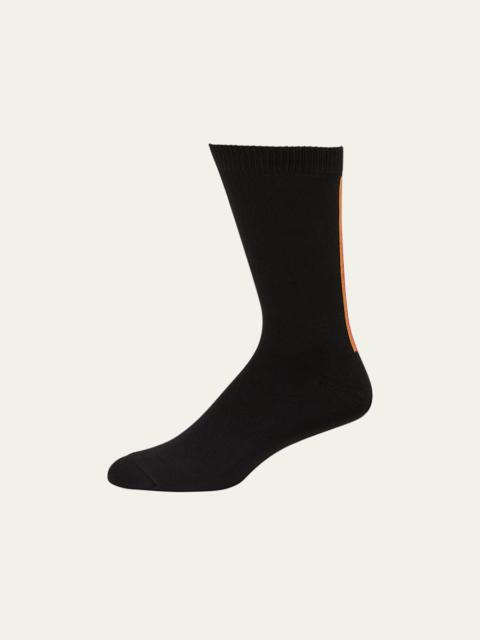 Men's Artist Stripe Crew Socks
