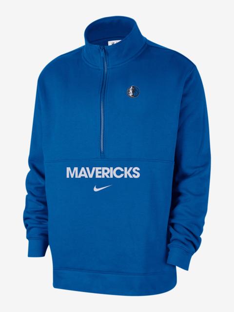 Dallas Mavericks Club Courtside Men's Nike NBA 1/2-Zip Top