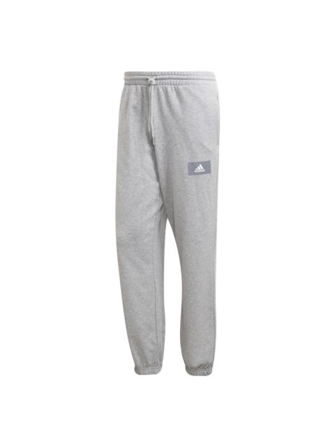 Men's adidas Fv Pt Solid Color Bundle Feet Casual Sports Pants/Trousers/Joggers Autumn Medium Hemp G