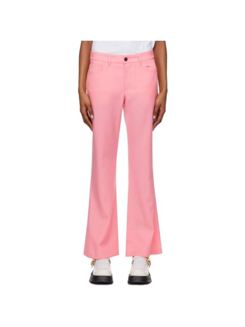 Pink Flared Trousers