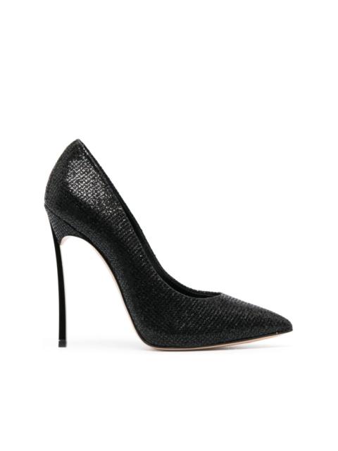 Blade 120mm sequin-embellished pumps