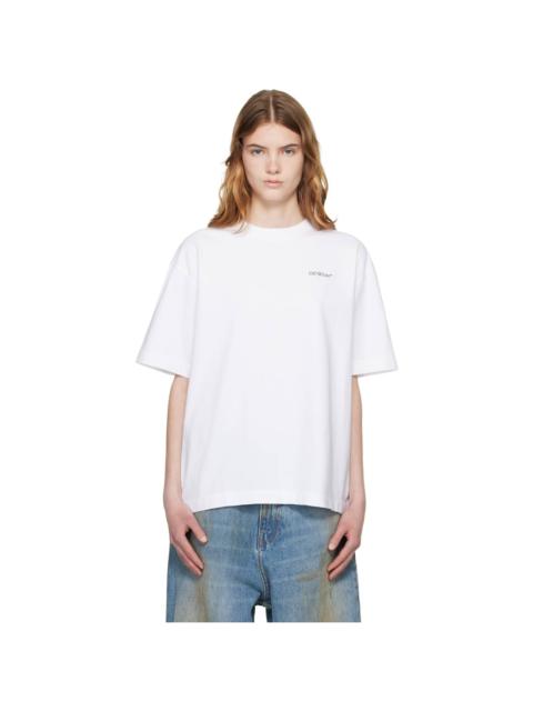 White Half Arrow Skate T-shirt