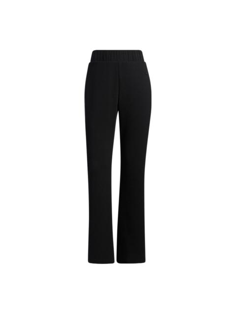 (WMNS) Adidas Originals Flare Trousers 'Black' HY1359