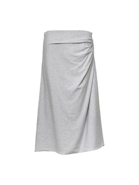 Drapped A-Line Skirt