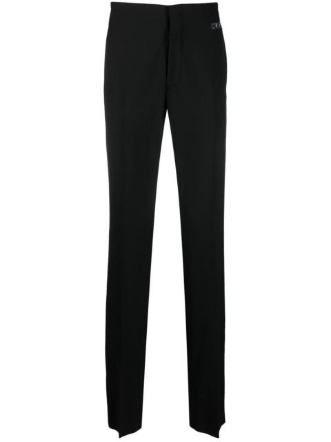 Clean straight-leg trousers