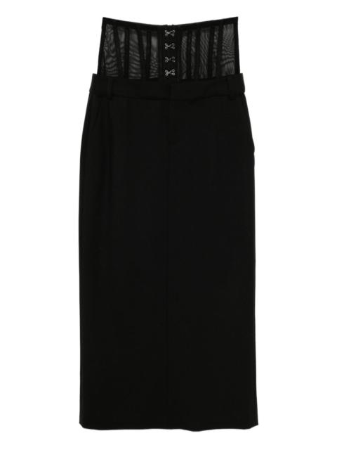 corset pencil skirt