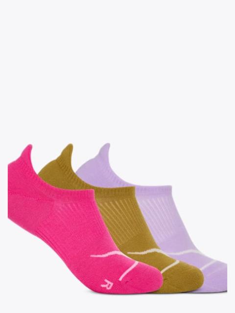 Invisible Sock 3-Pack in Neon Drgnfly/Mustrd Seed/Iris Flower