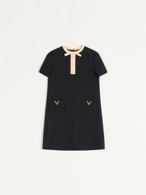 CREPE COUTURE SHORT DRESS