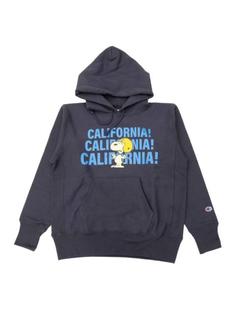 REVERSE WEAVE PULLOVER HOODED SWEATSHIRT - CALIFORNIA - C3-C130