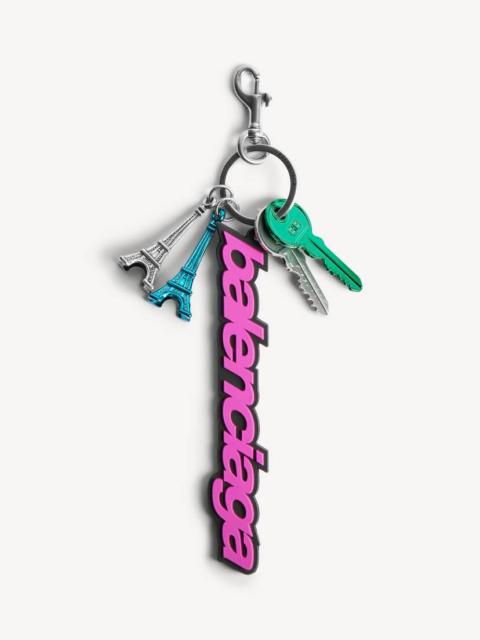 Women's Biker Balenciaga Charm/keychain in Pink/black