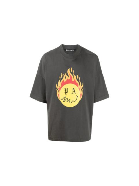 Palm Angels Burning Head T-shirt Black
