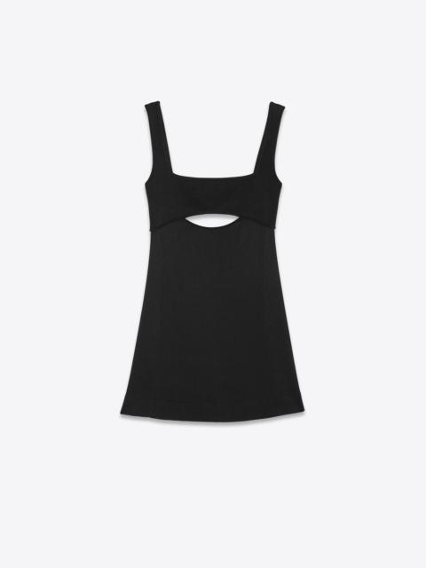 mini cut-out dress in viscose