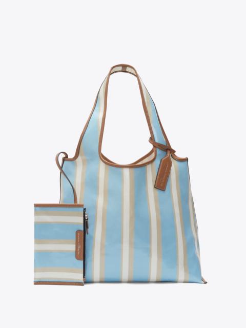 Dual Stripe Market Tote