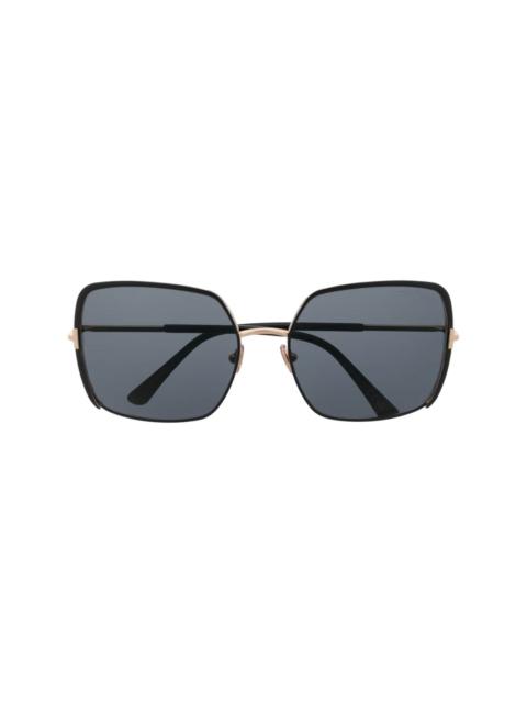 square-frame sunglasses