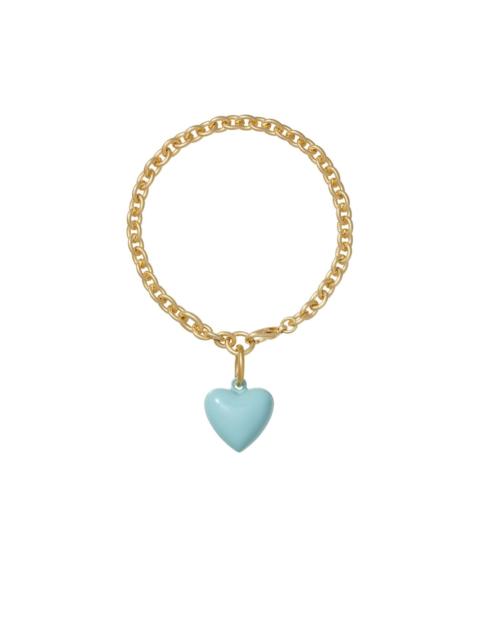 The Mini Puffy heart-charm bracelet