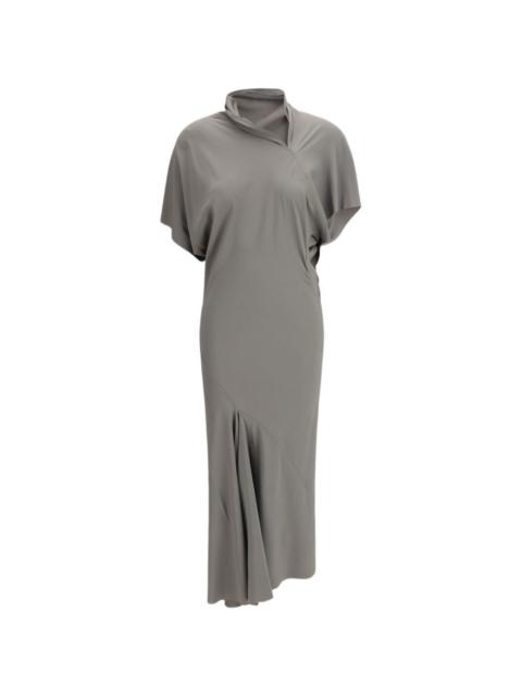 Seb draped midi dress