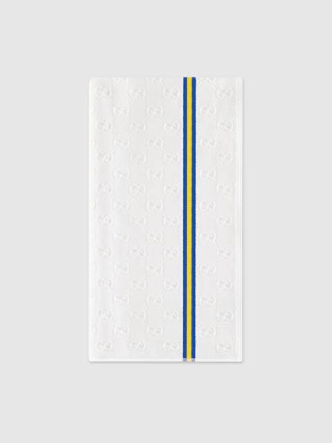 GG terrycloth beach blanket