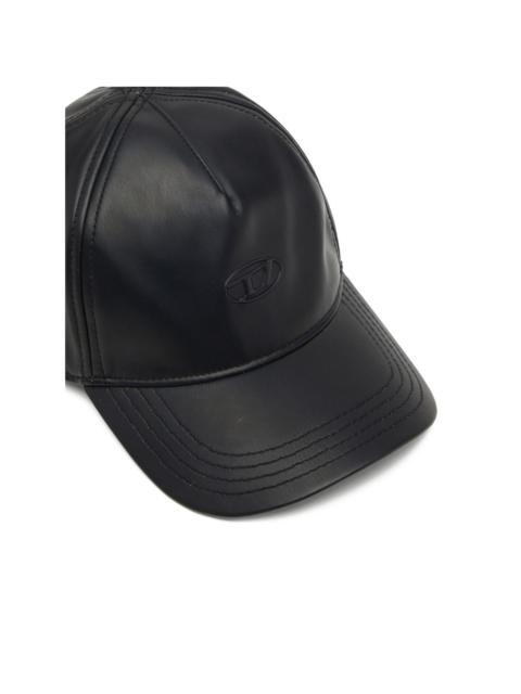 logo-embossed baseball cap