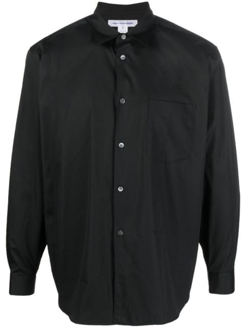 long-sleeve cotton shirt